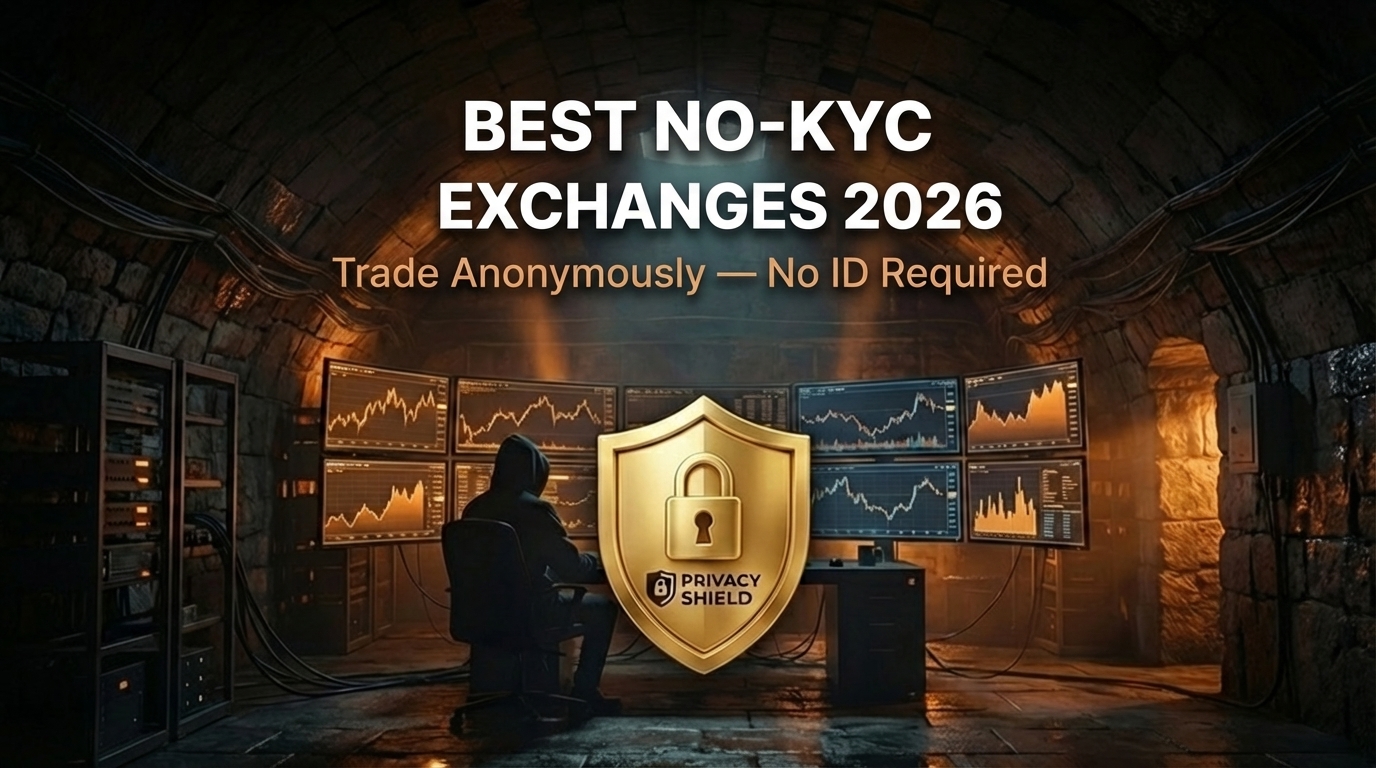 Top 5 No-KYC Crypto Exchanges in 2026 (Trade Privately & Claim Bonuses)